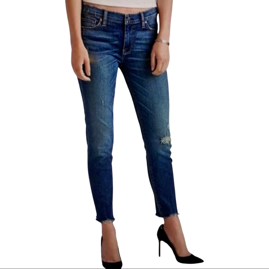 Hudson Tally Unfamed Hem Skinny Jeans 28